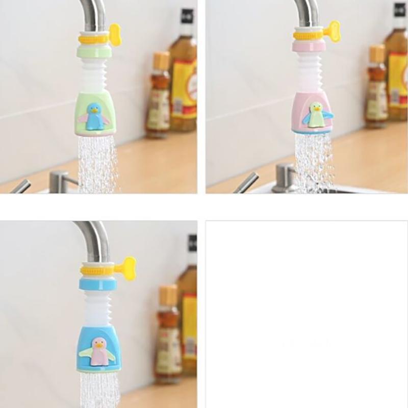 Kitchen Faucet Splash-proof Sprinkler Spout Universal Cartoon Cute Water Purification Extender Household Tap Water Filter