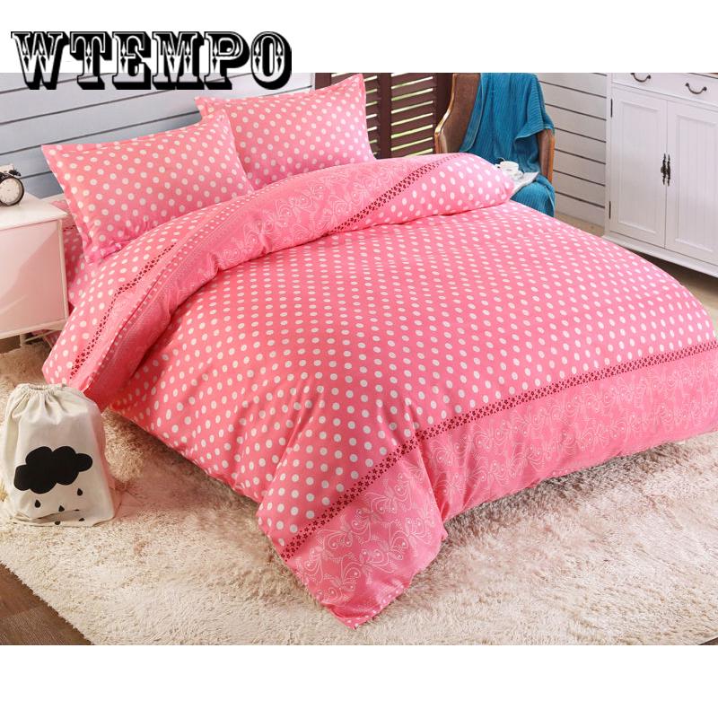 Brand 3pcs Bedding Set Bedclothes Soft Comforter Duvet Cover +Pillowcase Set Bed Line