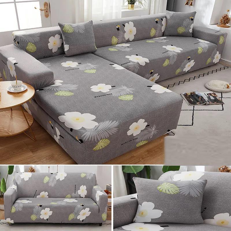 Modern Sofa Cover 1/2/3/4 Seat Elastic All-inclusive Sofa Cover Suitable for General Sofa Living Room Modular L-shaped Cover