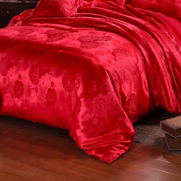 3pcs/set Luxury Bedding Sets Jacquard Queen/King Size Duvet Cover Set wedding Bedclothes Bed Linen