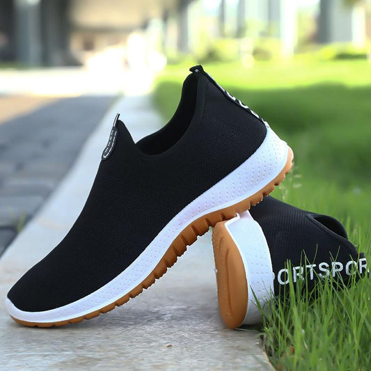 Men's Casual Shoes Old Beijing Denim Canvas Shoes Trendy Fashion Non-slip Beef Tendon Sole Shoes