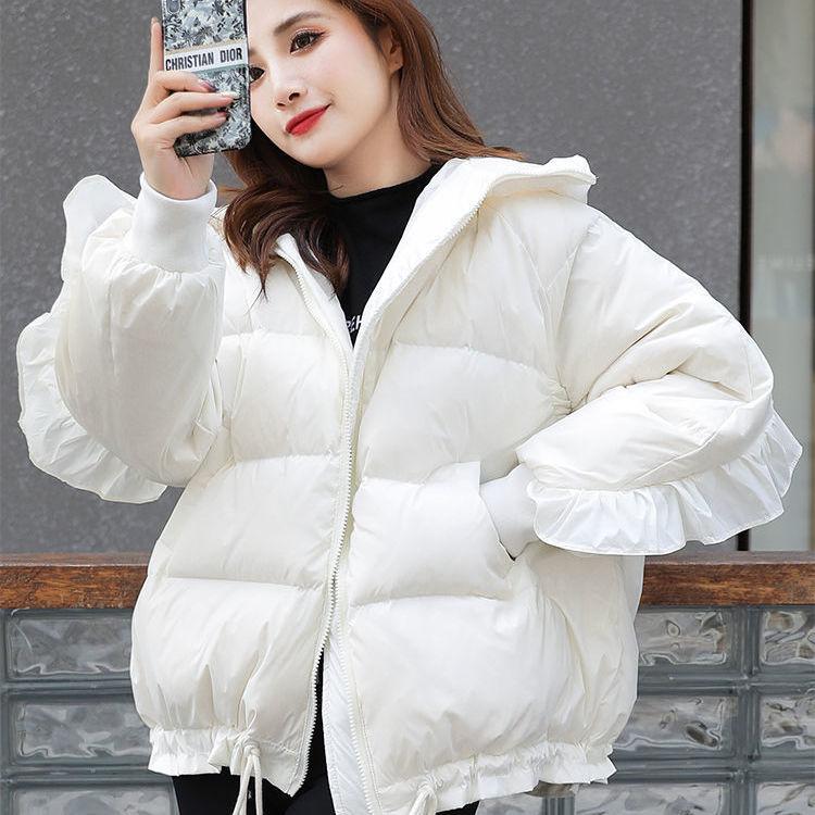 Glossy Women's Down Padded Jacket Fashion Short Style Student Padded Jacket Thick Warm Loose Padded Jacket Winter Jacket