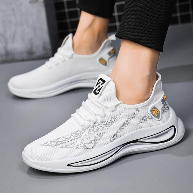 Korean Clearance Men's Shoes Trend Wild Casual Sports Running Shoes Lightweight Wear-resistant Fashion Youth Travel Shoes