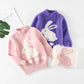 Girls Sweaters Knit Sweater Autumn and Winter Baby Sweater Children's Clothing Bottoming Shirt