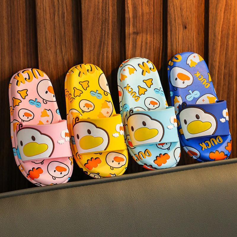 Children's Sandals  Slippers Summer Boys Girls Non-slip Soft Bottom Kids Bathroom Bath Cartoon Household Baby Slippers