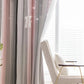 Curtain Finished Living Room Bedroom Shading Dream Romantic Hollow Star Idyllic Princess Wind Floor Shade Cloth (1 piece)