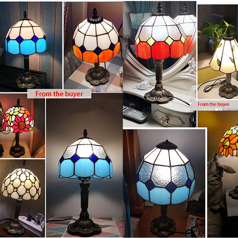 Table Lamp Mediterranean Style Bedside Lamp Decorative Lamps Retro Nostalgic Table Lamp