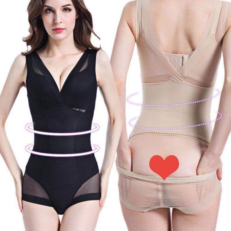 Sexy High Waist Shapewear Body Shapers Panties Women Underwear Silky Luster Siamese Corset Thin