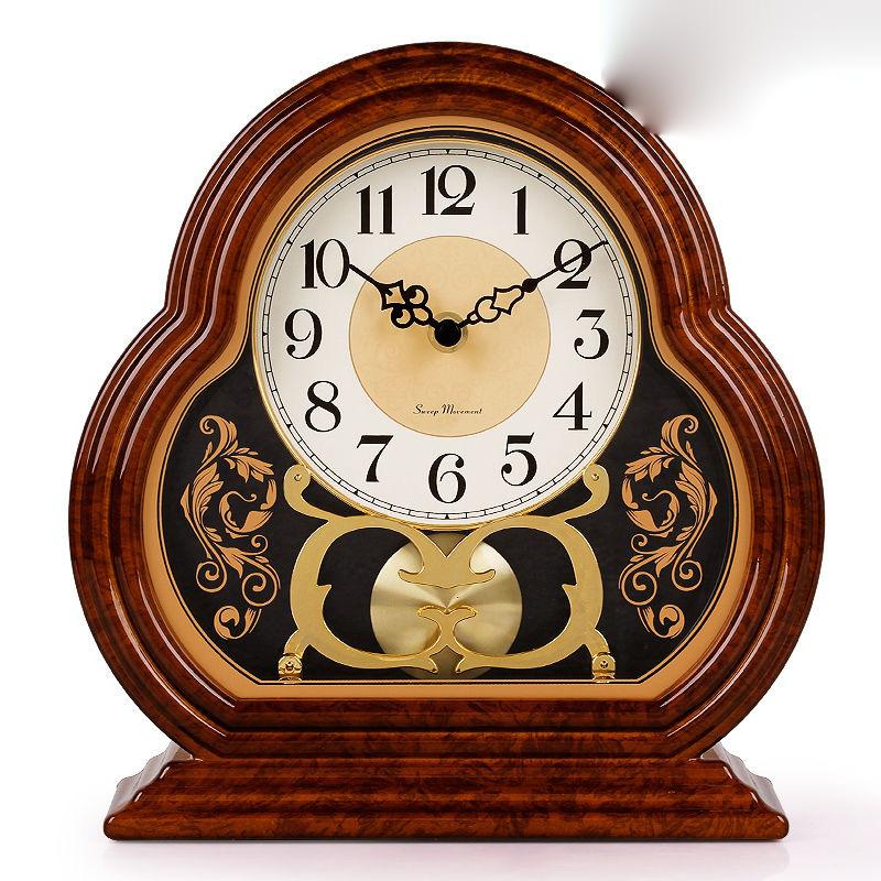 Home Living Room Desk Clock Fashion Mute Bedroom Desk Clock Ornaments Quartz Clocks Creative Fashion Decorative Clocks