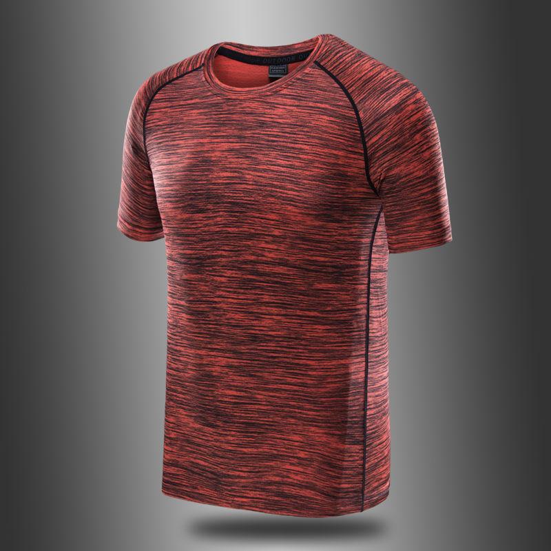 Outdoor Quick-drying T-shirt Men's Short-sleeved Sports Fitness Clothing Men's Summer Yoga Running Round Neck Outdoor Quick-drying Thin Section