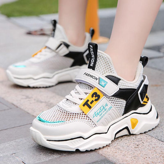 Children's Tennis Running Shoes Boys Sneakers Kindergarten Student Shoes Breathable Comfortable Boy Casual Sports Shoes Kids