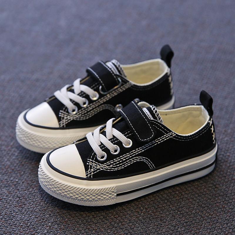 Spring Children's Canvas Shoes Boys Board Shoes Girls Casual Single Shoes Baby White Shoes