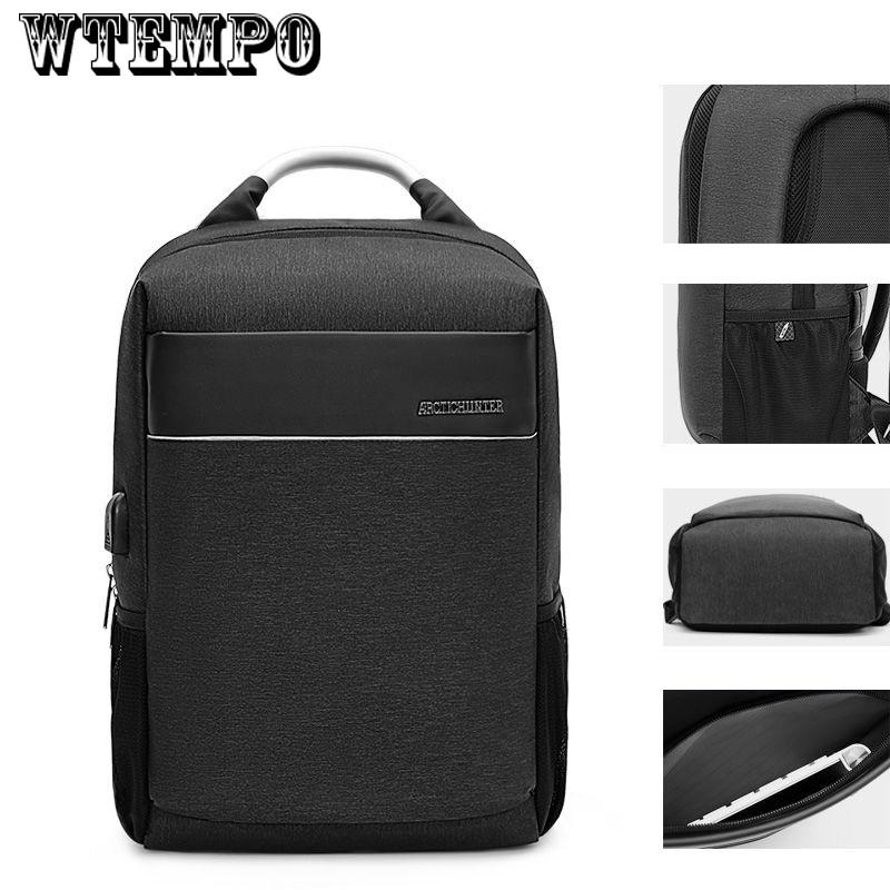 PU Leather Men's Shoulder Bags Fashion Travel Backpack Men Business Laptop Backpack School Boys Bag