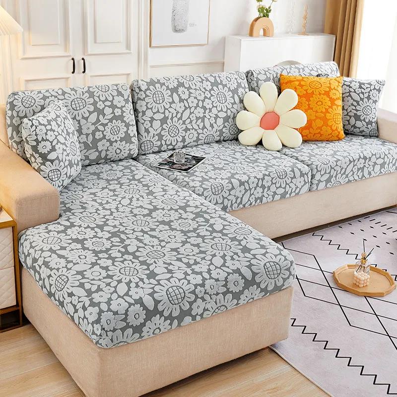 Modern Universal Elastic Jacquard Velvet Sofa All-inclusive Universal Cover Non-slip Simple Sofa Cover