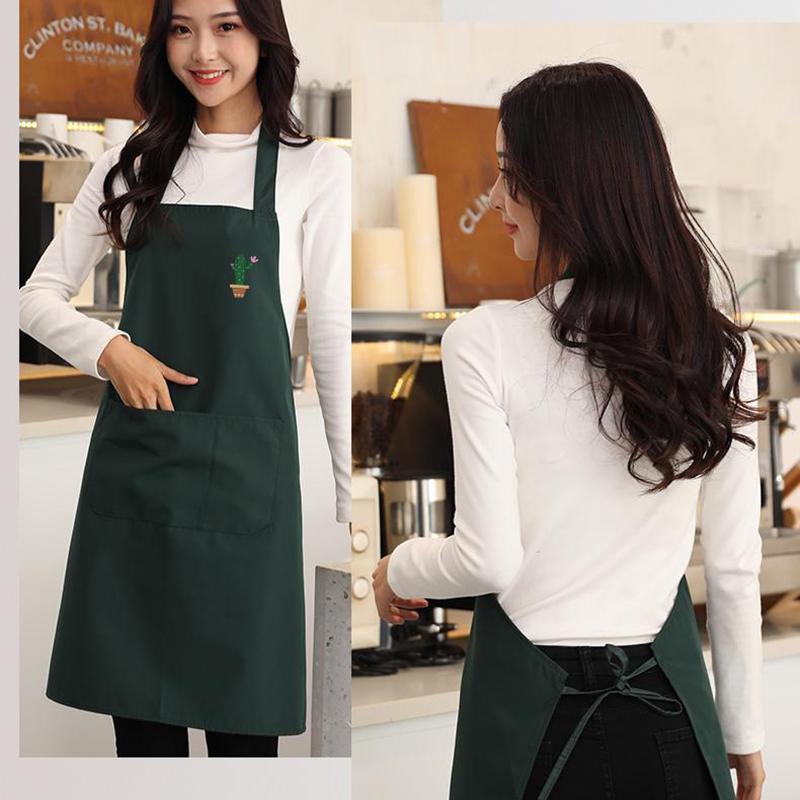 Kitchen Household Waterproof and Oil-proof Men's and Women's Aprons Japanese Go To Work Housework Waist Work Clothes Living Utensils