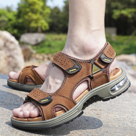 Plus Size 38-46 Men Sandals Outdoor Water Sneaker Non Slip Hiking Climbing Aqua Shoes Beach Barefoot Upstream Shoes Seaside Footwear Male