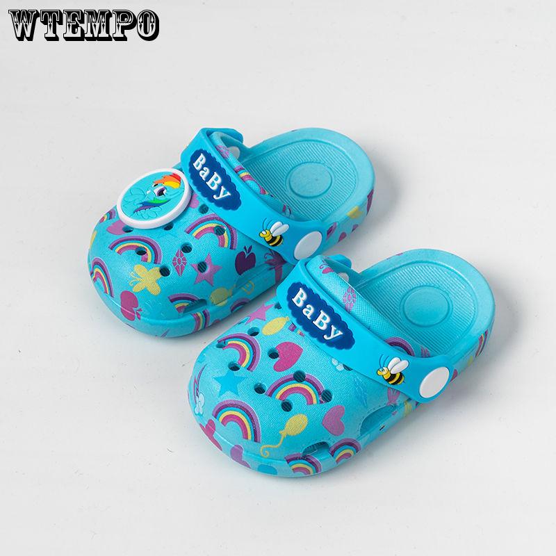 Cute Girls Boys Slippers Kids Flip Flops Cartoon Sandals Water Shoes Kids Slippers Baby