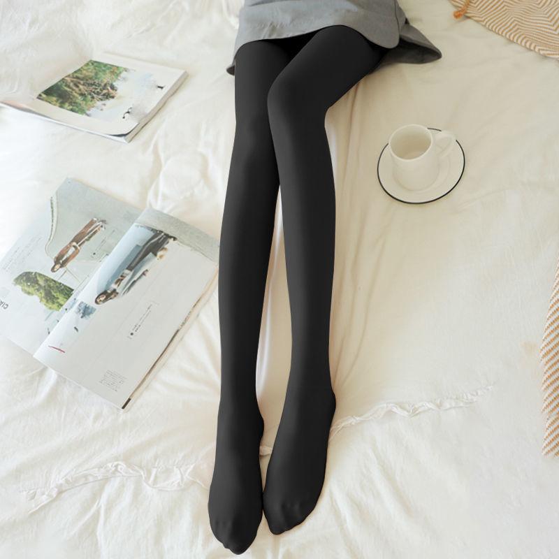 Winter Nude Plus Velvet Thick Skinny Pants Autumn and Winter Warm Pants Outer Wear Leggings Women's Leg Thick Stockings