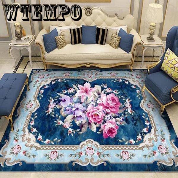 Modern Feather Printed Carpets For Living Room Pad Bedside Blanket Doormat Outdoor Parlor