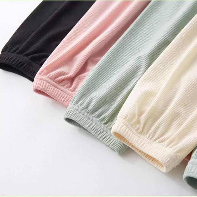 Children's Pants Summer Children's Ice Silk Anti Mosquito Pants Thin Boys' and Girls' Korean Casual Pants