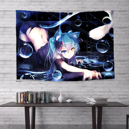 Anime Background Tapestry Dormitory Bedside Must-have Wall Cloth Household Room Decoration Hanging Cloth