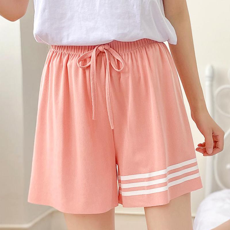 Casual Ice Silk Shorts Women's Summer High Waist Loose Large Size Thin Wide-leg Pants Women's Sports Drape Shorts