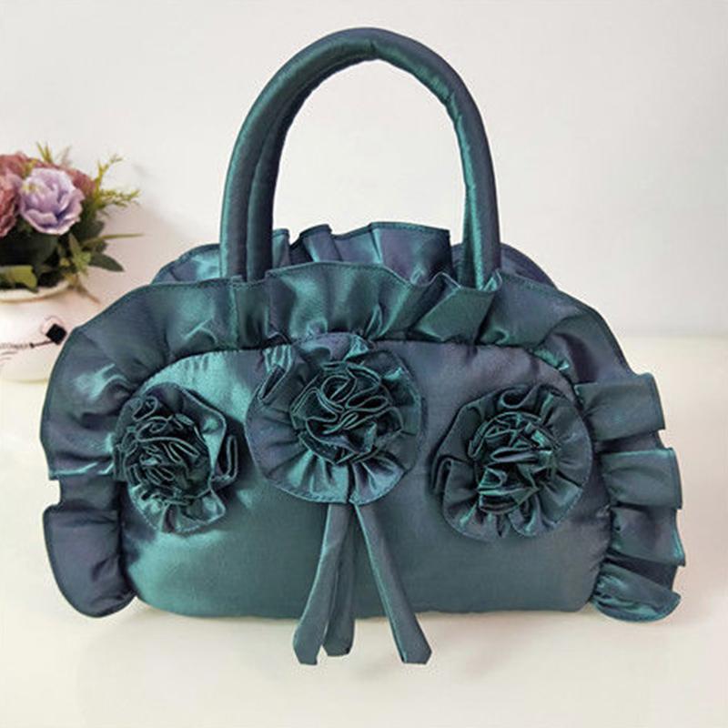 Female Bag Fashion Trend Art Casual Cloth Bag Sweet Lace Handbag Mother Shopping Bag