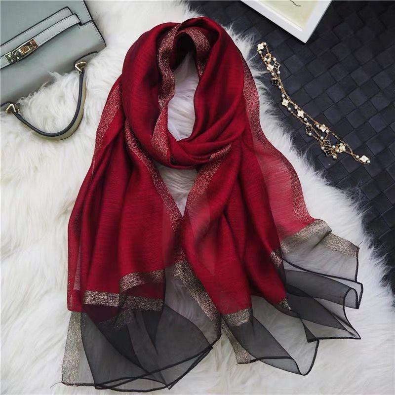 Scarves for Women Polyline Voile Ladies Winter Autumn Warm Wrap Long Scarf Holiday Beach Shawl