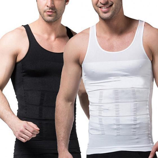 Men's Slimming Body Shaper Waist Training Corset Tank Top Vest