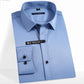 Men's Comfortable Bamboo Fiber Dress Shirts Casual Slim Fit Long Sleeve Male Social Shirts