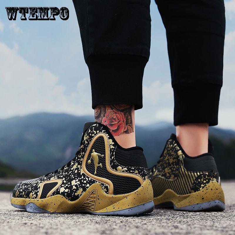 Running Shoes Men's Shoes Winter Breathable Basketball Shoes Wild Sports Shoes High To Help