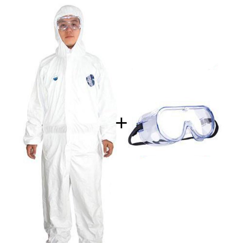 Protective clothing breathable coveralls hooded workwear special dustproof electrostatic clothing