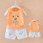 Baby Boy Clothing Sets Fashion Summer T-Shirt Cartoon Children Grils Clothes Suits Shorts Suit for Kid Outfit Children Tracksuit