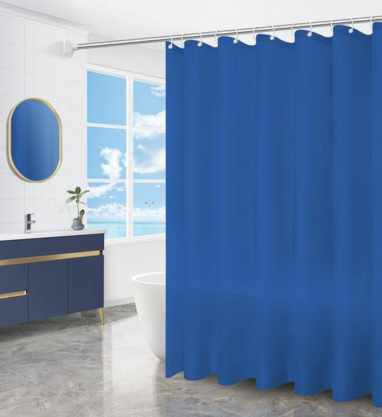 Shower Curtain Bathroom Thickened Plastic Waterproof and Mildew-proof Curtain Bathroom Partition Curtain Door Curtain Window Curtain Free Punching