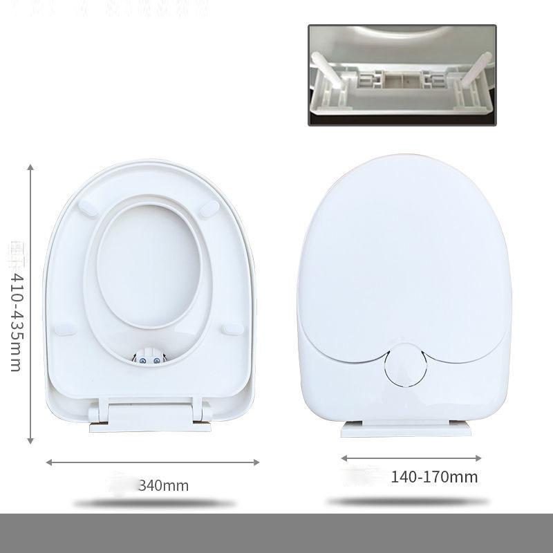 Children's and Adults' Universal Bottom Toilet Seat Cover with Thickened Mother and Child Cover Household PP Raw Material Color Toilet Seat Cover