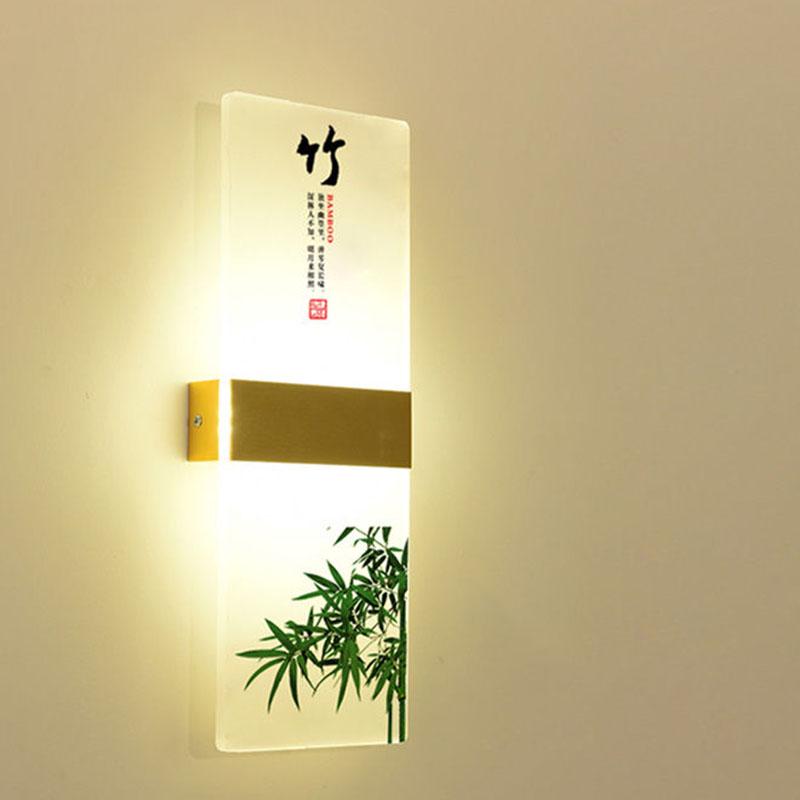 LED Wall lamp living room background bedroom corridor aisle wall lamp stairwell lamp bedside lamp