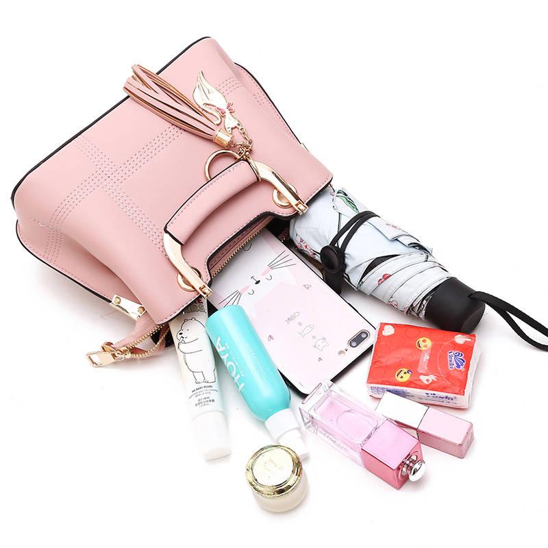 5 Colors Women Travel Leisure Bag Multifunction Crossbody Shoulder Bag  Genuine Leather Hand Bag