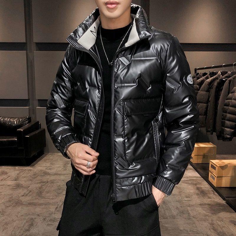 Trendy Fashion Plus Size Lightweight Men's Down Jacket Winter Thick White Duck Down Warm Windproof Cold Jacket