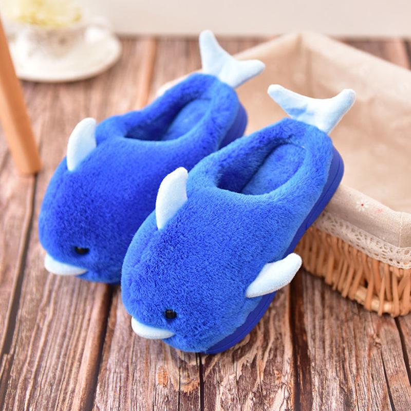 Children's Cotton Slippers Winter Cute Kids Home Shoes Non-slip Thermal Cotton Slippers