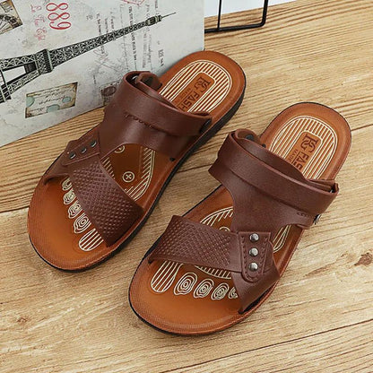 Outdoor Sandals and Slippers Summer Men's Sandals Leisure Dual-use Shoes The Beach Shoes Men's Breathable Sandals Boys Sports Slipper Waterproof Shoes