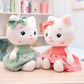 Children's Plush Cartoon Cat Stuffed Animals Toys Lovely Soft Doll Toys Dress Up Princess Doll Girl's Gift