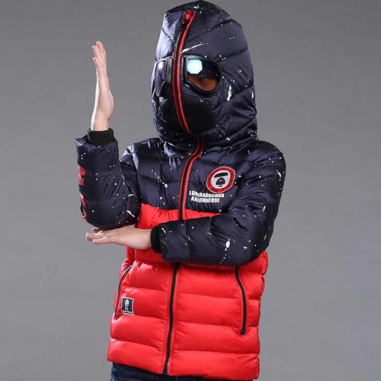 Children Clothing Boy Clothes Warm Winter Down Cotton Jacket Waterproof Thicken Outerwear Kids Parka