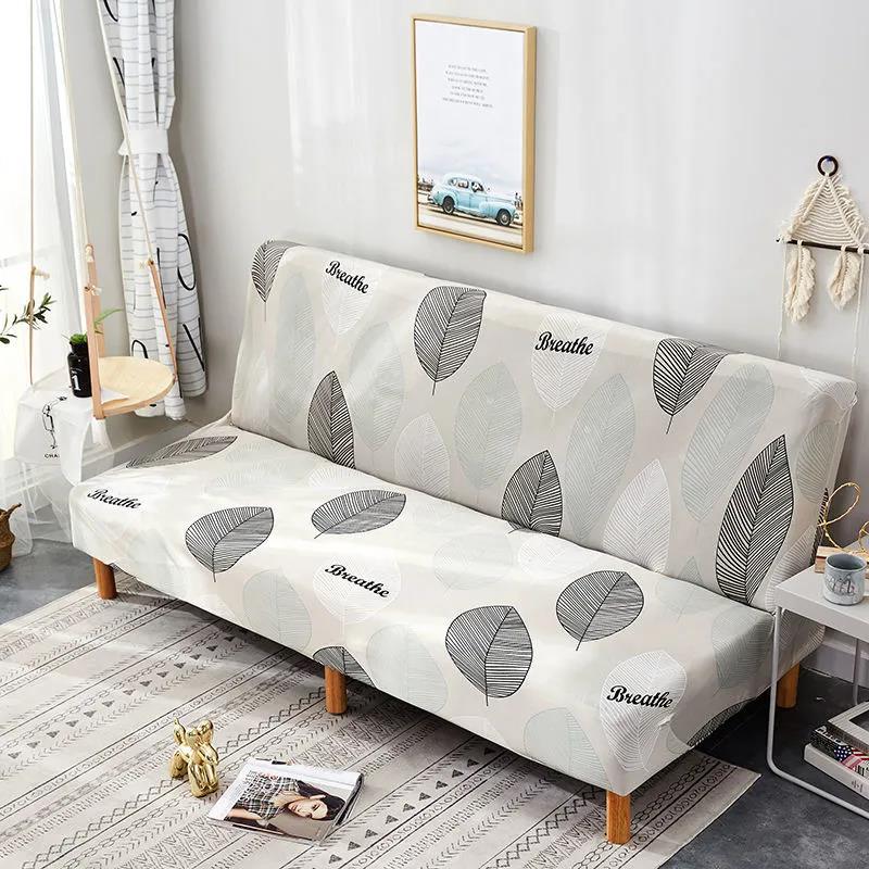 Geometric Folding Sofa Bed Cover Sofa Covers Spandex Stretchdouble Seat Cover Slipcovers for Living Room Geometric Print