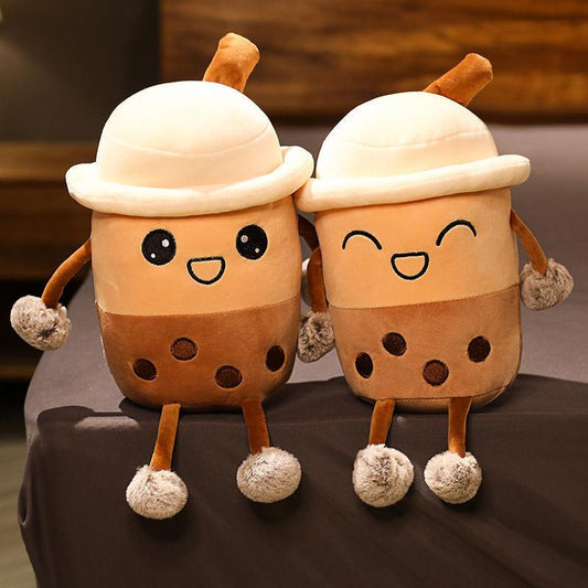 Children's Plush Toys Cute Plush Bedding Doll Lovely Creative Milk Tea Cup Girls Birthday Gift Doll Super Soft Pillow Doll