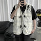 Men's Outerwear Japanese Fashion Brand Functional Tooling Multi-pocket Vest Vest Men's Outerwear