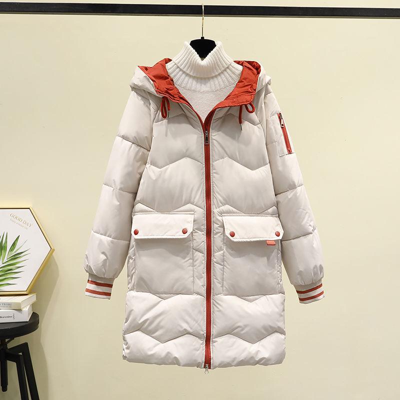 Winter Jacket Cotton-padded Clothes Women's Loose Cotton-padded Clothes Student Bread Clothes Mid-length Thickening