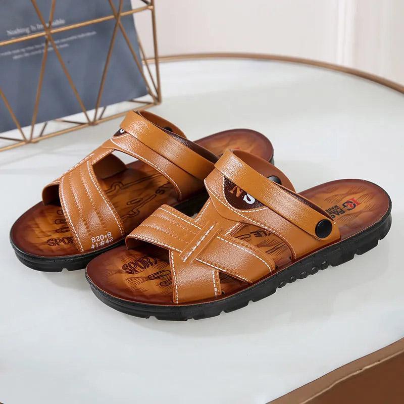 Beach Sandals Summer Dual-use Sandals and Slippers Men's Beach Shoes Korean Version Breathable Sandals Waterproof Sandals and Slippers