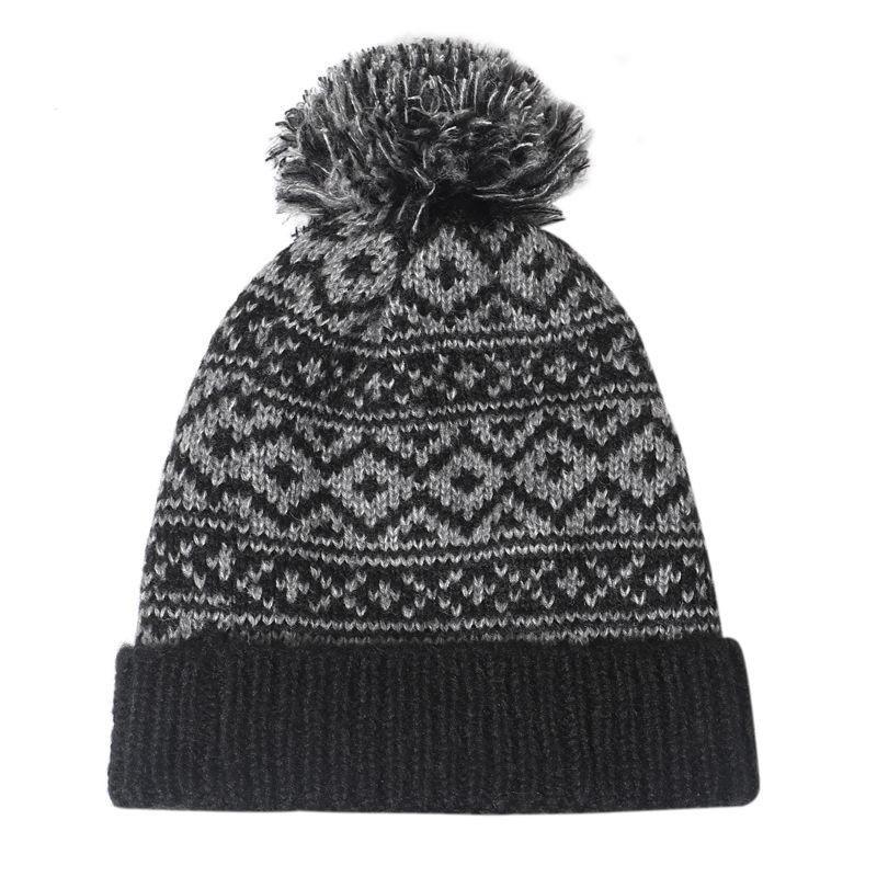 Winter Hat Ladies Casual All-match Woolen Hat Boys Knit Hat Outdoor Warm Hood