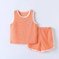 Girls Baby Vest Suit Children Sleeveless Top Shorts 1-3 Years Old Boys Summer Thin Clothes