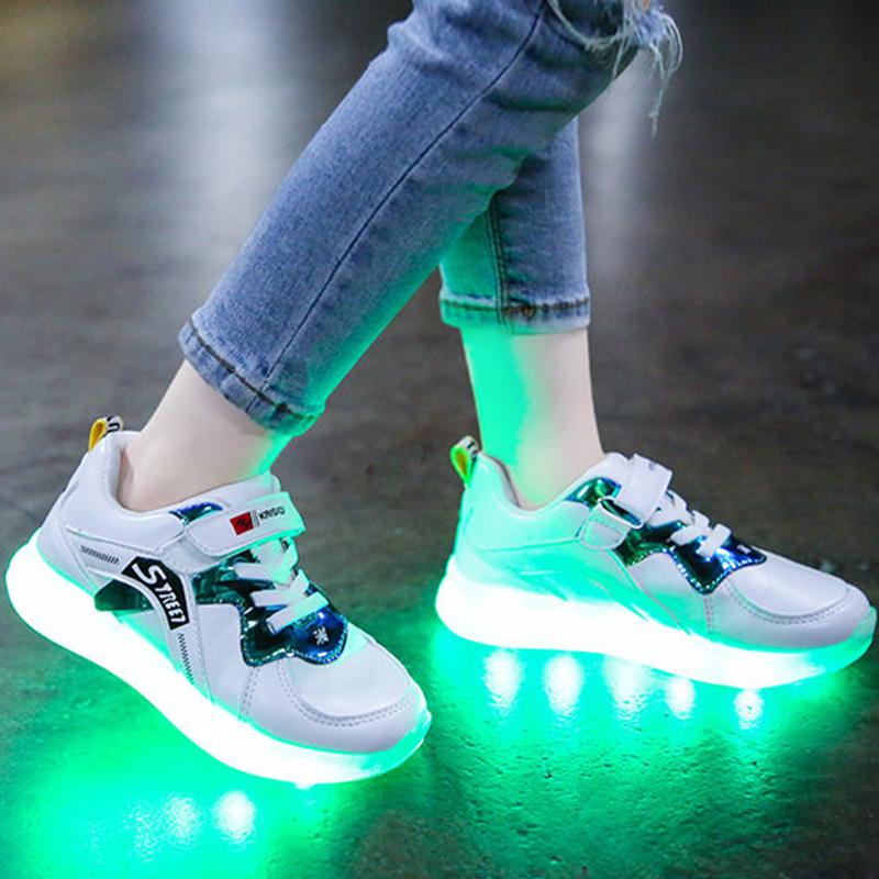 Sneakers Roller Shoes with Two Wheels Led Shoes Kids Girls Children Boys Light Up Luminous Glowing Illuminated